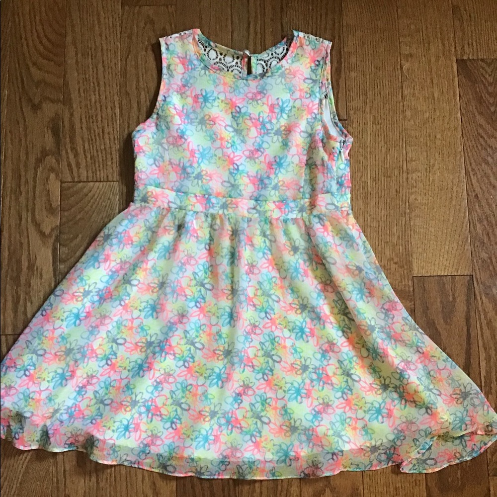 Colorful flower dress